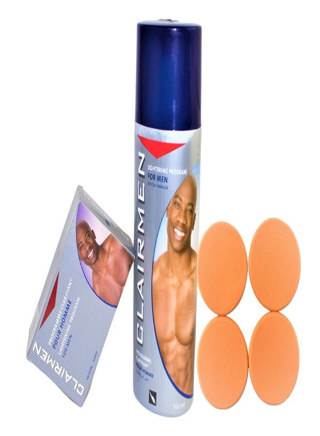 CLAIRMEN lightening Lotion 500ml and Soap 180g with 4 Exfoliating, cleansing Pads - Image 2